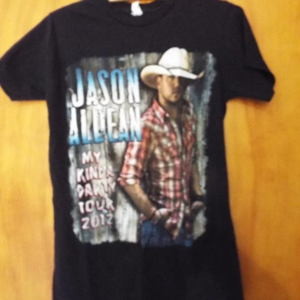 Jason Aldean My Kinda Party Tour 2012 Concert Tee Shirt Small Adult - Picture 2 of 5